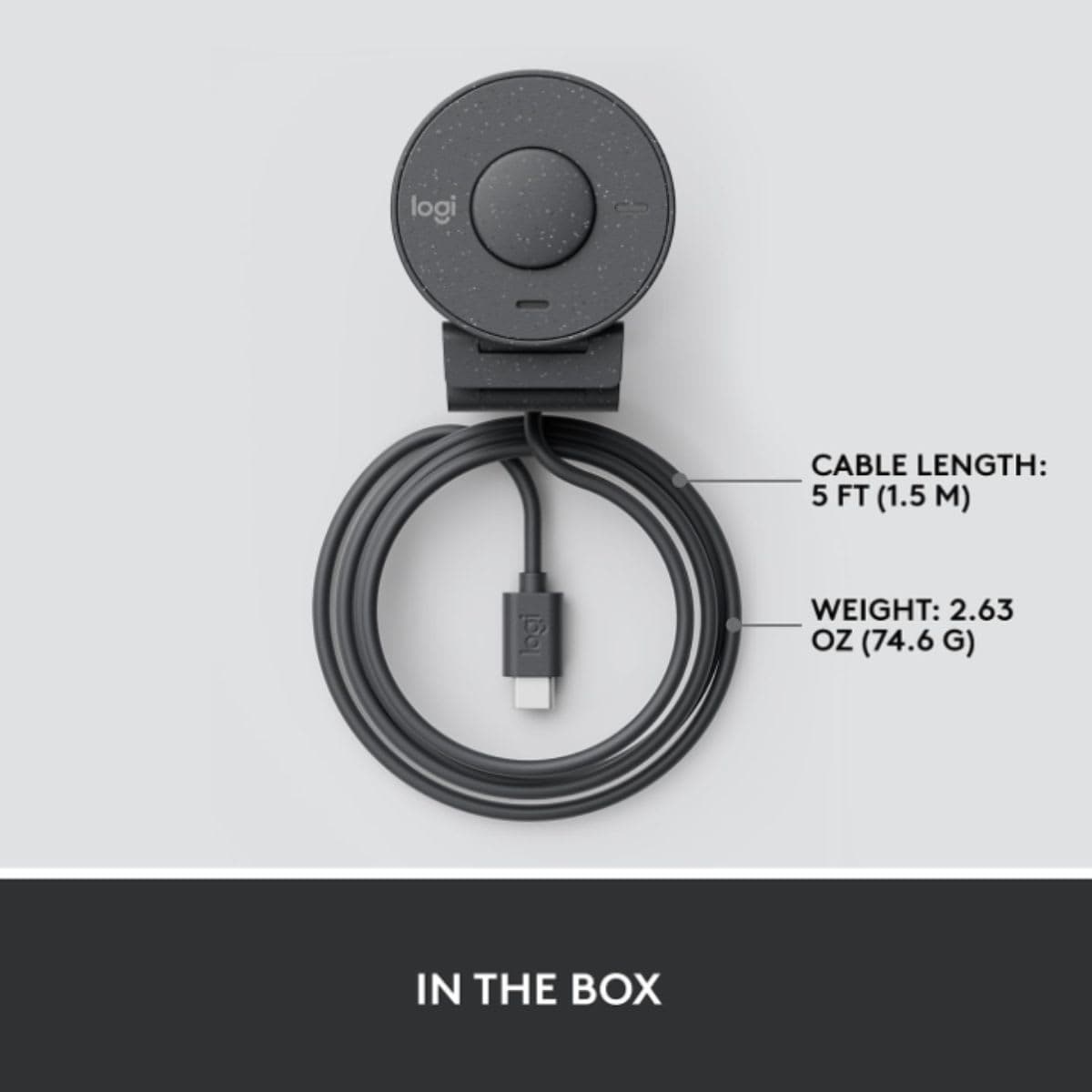Logitech Brio 300 Full HD Webcam with Privacy Shutter thumbnail 4