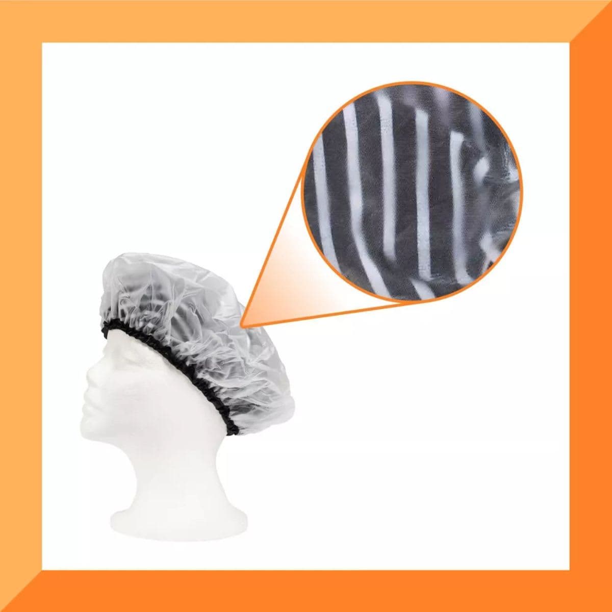 Cantu Terry Cloth Lined Shower Cap thumbnail 4