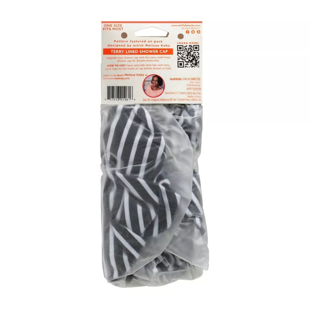 Cantu Terry Cloth Lined Shower Cap thumbnail 5