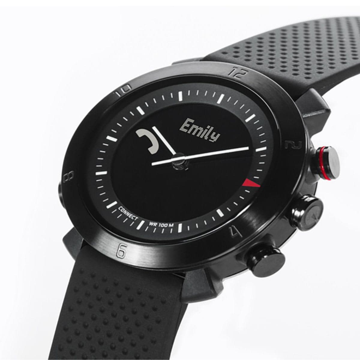 COGITO Classic Smart Bluetooth Connected Watch for Smartphones - Black Onyx thumbnail 2