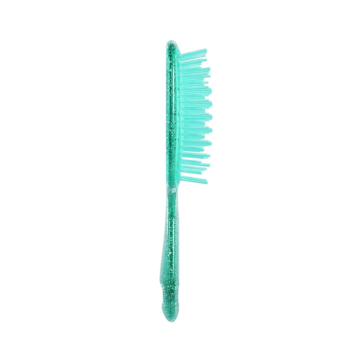 FHI Heat UNbrush Detangling Brush for Pain-Free Brushing on All Wet or Dry Hair Types — Durable DuoFlex Anti-Static Bristles, Lightweight Handle, Vented Hair Brush, Turquoise Green thumbnail 2