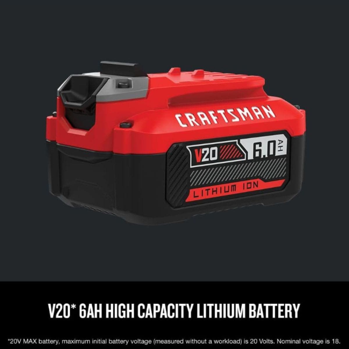 CRAFTSMAN V20 Craftsman Battery, 6.0-Ah (CMCB206 ) thumbnail 2