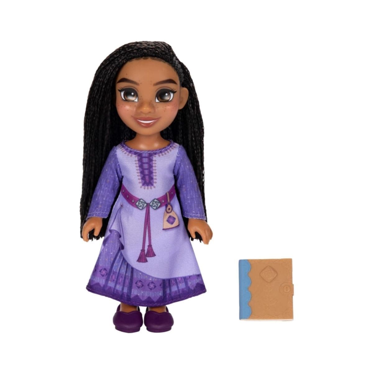 Disney Wish Asha Petite Doll 6 Inches Tall, Pocket Size with Authentic Movie Fashions — image 1