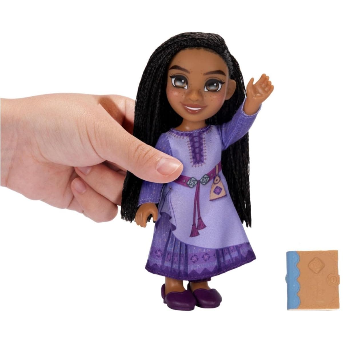 Disney Wish Asha Petite Doll 6 Inches Tall, Pocket Size with Authentic Movie Fashions thumbnail 2