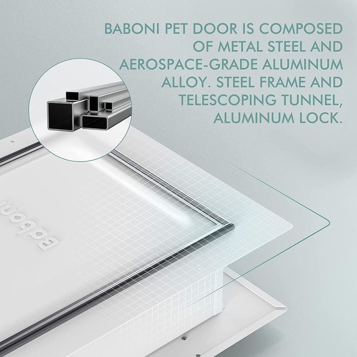 Pet Door for Wall - Baboni Large thumbnail 2