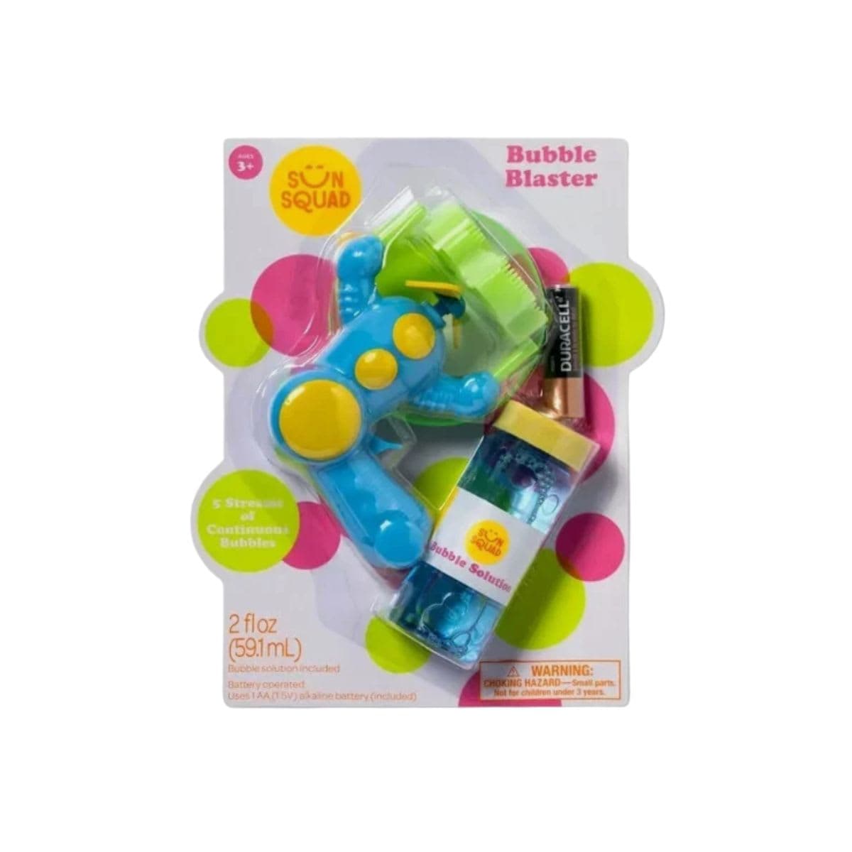 Sun Squad Super Bubble Blaster Fun Outdoor Toy for Kids thumbnail 3