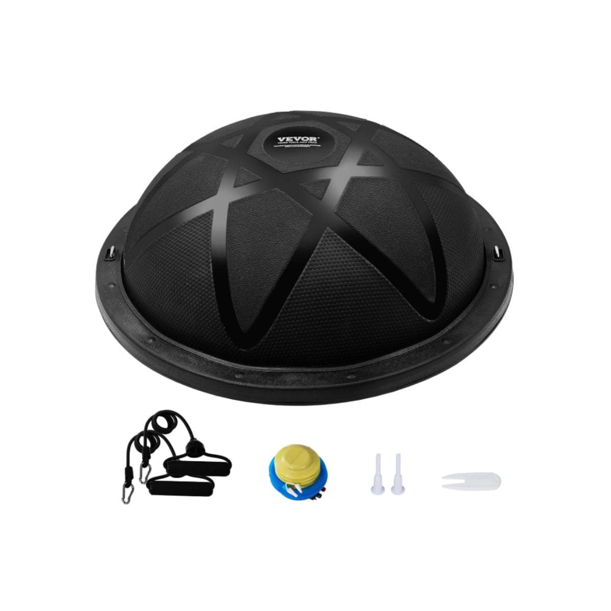 Half Exercise Ball Trainer - VEVOR Black 23 inch