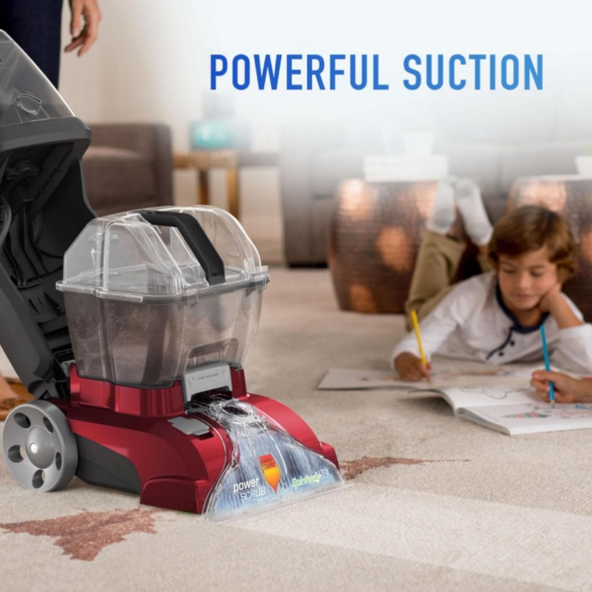 Carpet Cleaner Machine - Hoover Red thumbnail 2