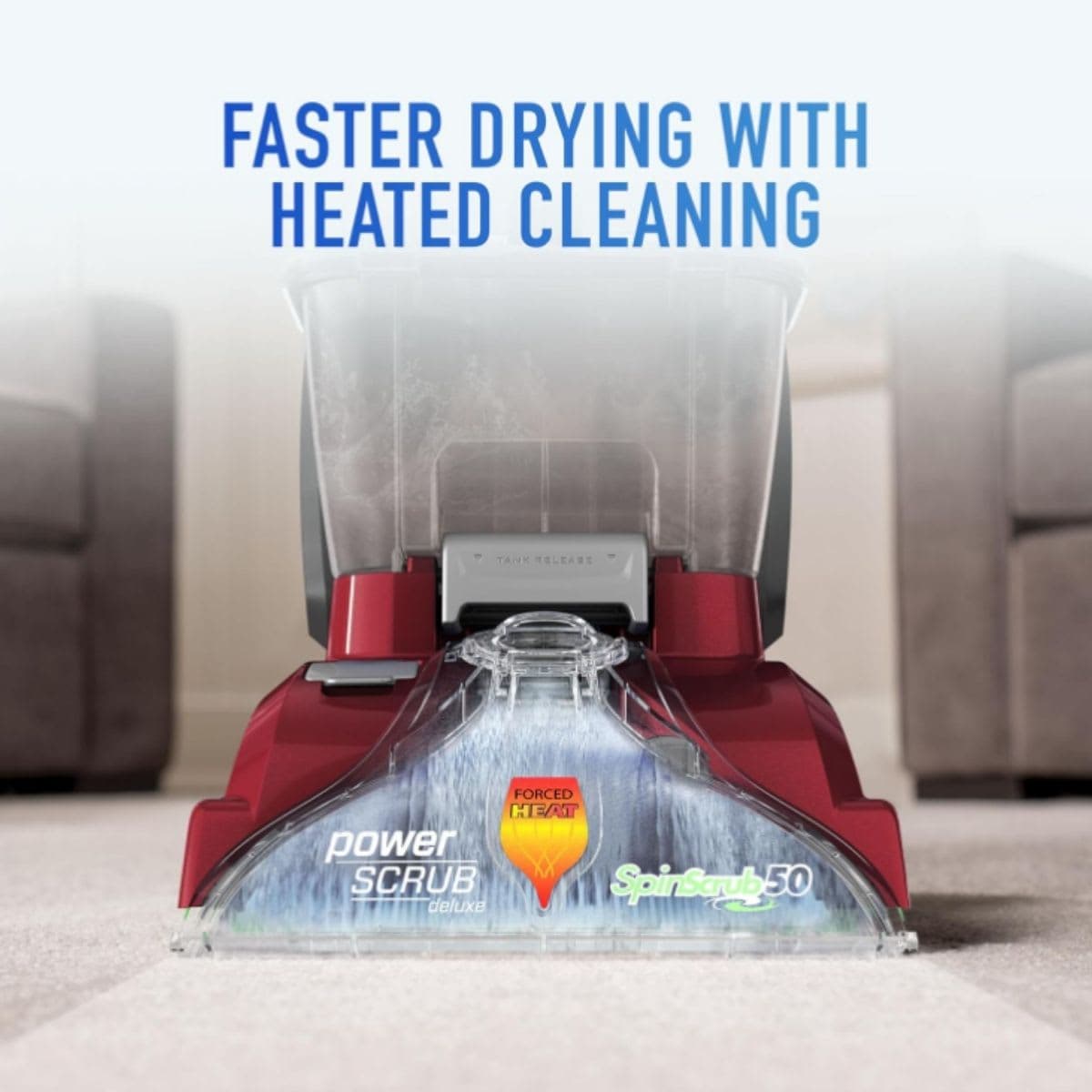 Carpet Cleaner Machine - Hoover Red thumbnail 3
