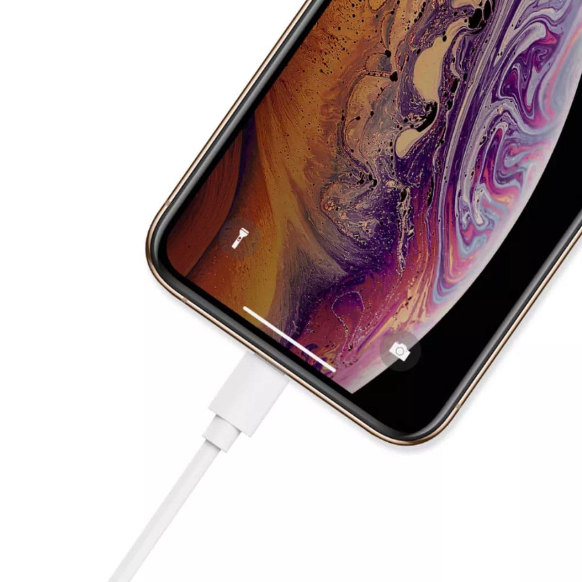 Just Wireless 6' TPU Lightning to USB-A Cable - White thumbnail 4