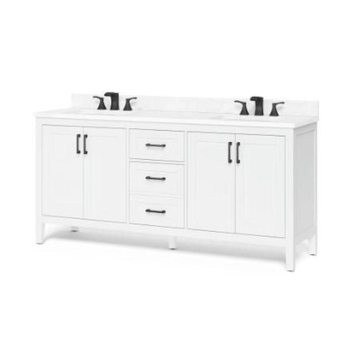 Home Decorators Collection 72-inch Ellia Vanity in White thumbnail 2