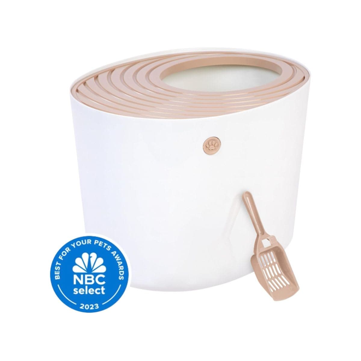 Top Entry Cat Litter Box - Iris White Beige thumbnail 7