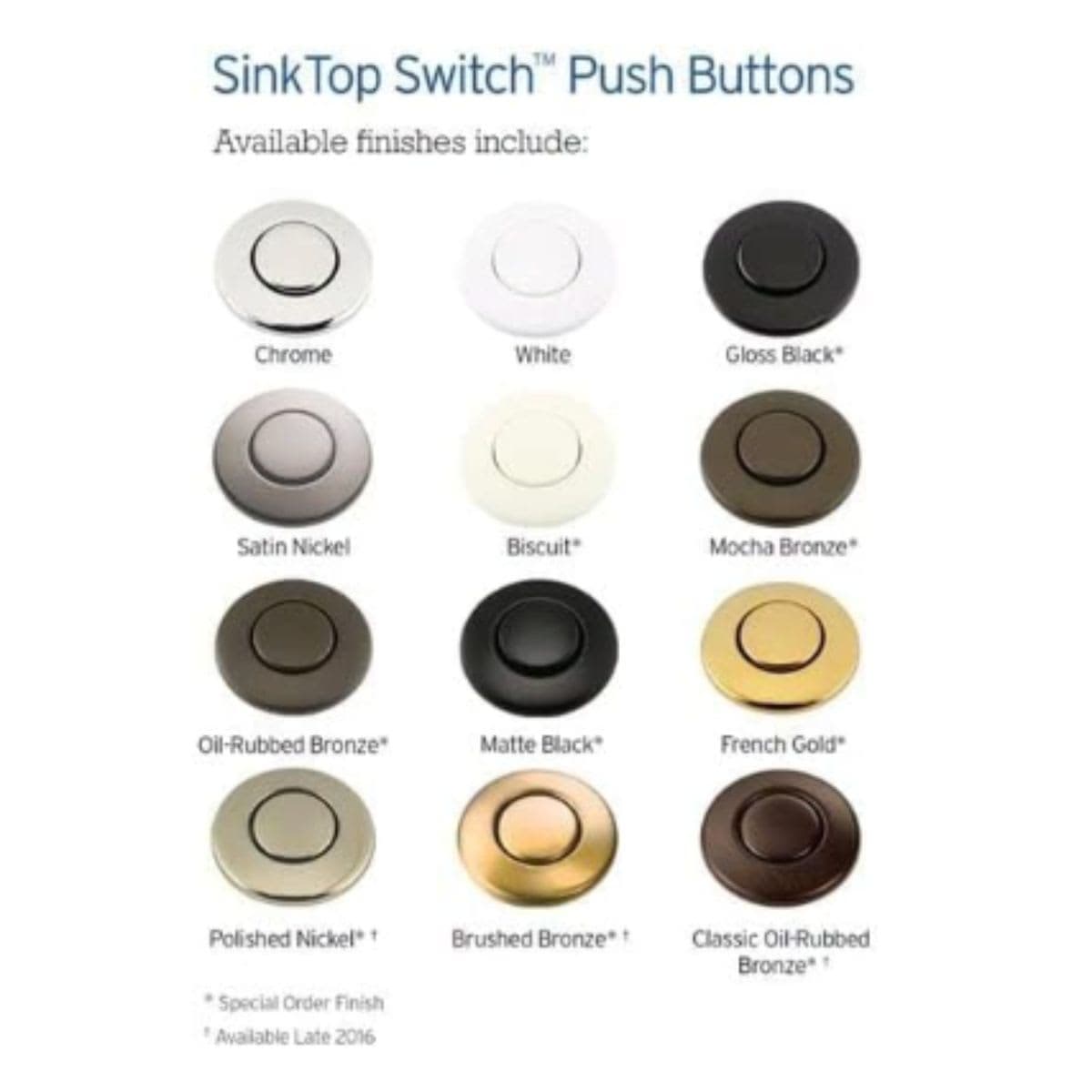 Insinkerator STS-00 Sink Top Switch , Black thumbnail 3