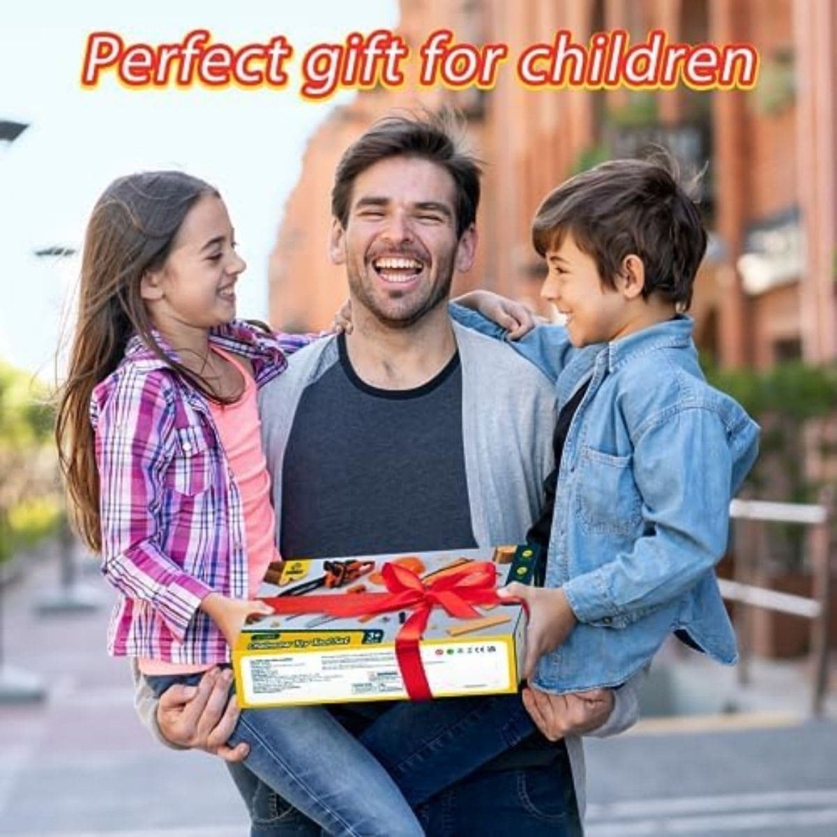 Skirtoy Chainsaw Toy for Kids, Children's Play Simulation Series, Outdoor Electric Chainsaw Tool Set, Tool Set for Preschool Toddlers, Gifts. thumbnail 2