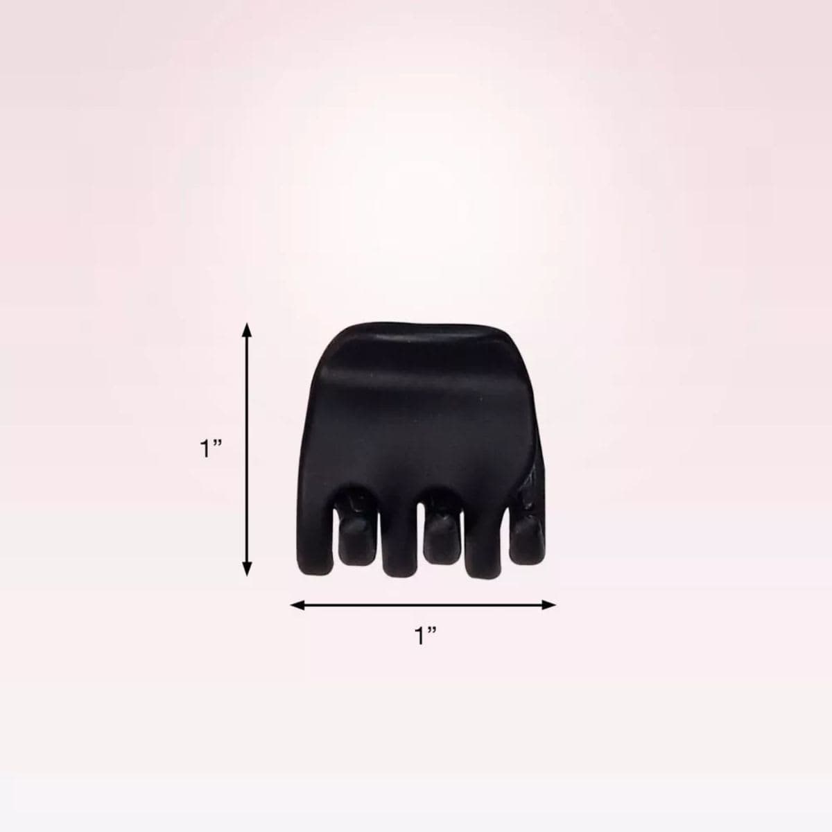 scunci No-Slip Grip Mini Claw Clips - Matte Tortoise/Black - All Hair - 6pcs thumbnail 4
