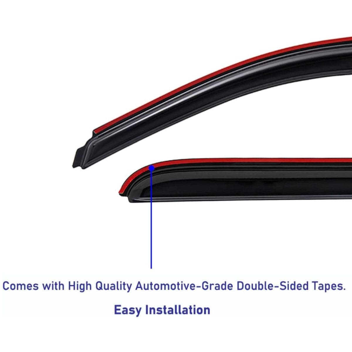 Lightronic Extra Durable Clip-on in-Channel Auto Vent Window Visor, Fits 2015-2022 Chevrolet Colorado & GMC Canyon, Crew Cab, UV Protection Rain Guard, Original Wind Deflector, Dark Smoke, 4-Pcs thumbnail 7