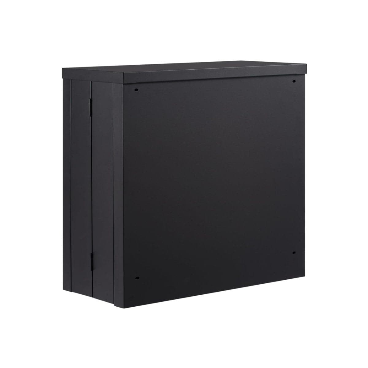 VEVOR Folding Wall Cabinet, 26" Metal Garage Locker Mounted, 240lbs Small Tool Chest, Adjustable Shelf, Magnetic Door for Warehouse, Office, Home (Black) thumbnail 9