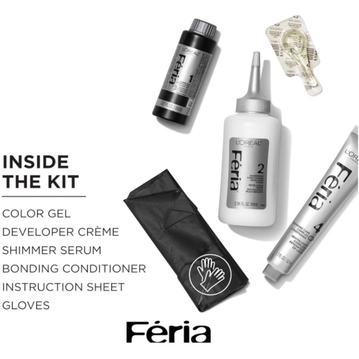 Permanent Hair Color - L'Oréal Paris 20 Black Leather thumbnail 5