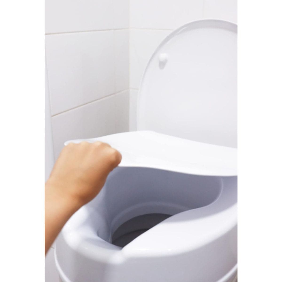 PEPE Mobility Raised Toilet Seat 6 Inch with Lid (Fits Round and Elongated Toilets up to 15"), Toilet Seat Riser for Seniors,300 lbs Capacity thumbnail 7