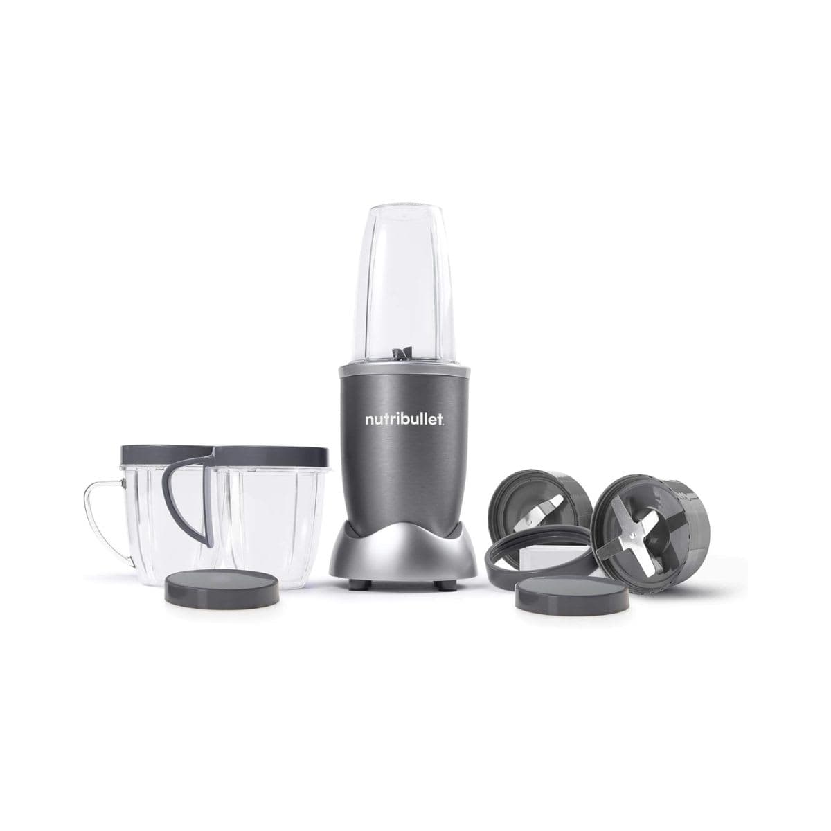 Nutri Bullet NBR-12 12-Piece Hi-Speed Blender/Mixer System, Gray thumbnail 2