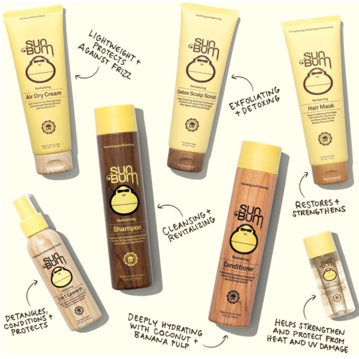 Sun Bum Revitalizing Deep Conditioning Hair Mask, 6 oz thumbnail 5
