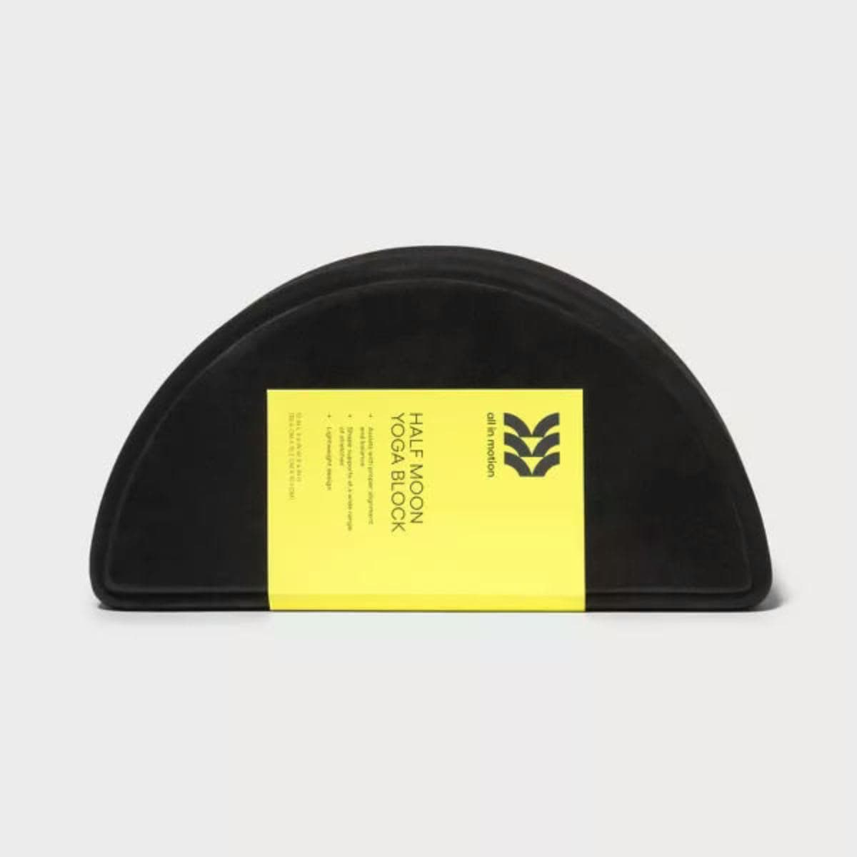 Half Moon Yoga Block - All In Motion: EVA Foam Fitness Accessory thumbnail 2