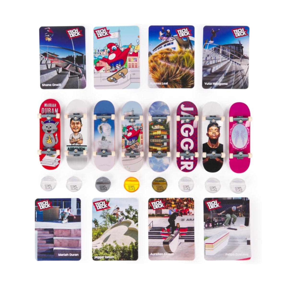 Tech Deck Toy Skateboard 96mm Olympic Board 8PK thumbnail 3