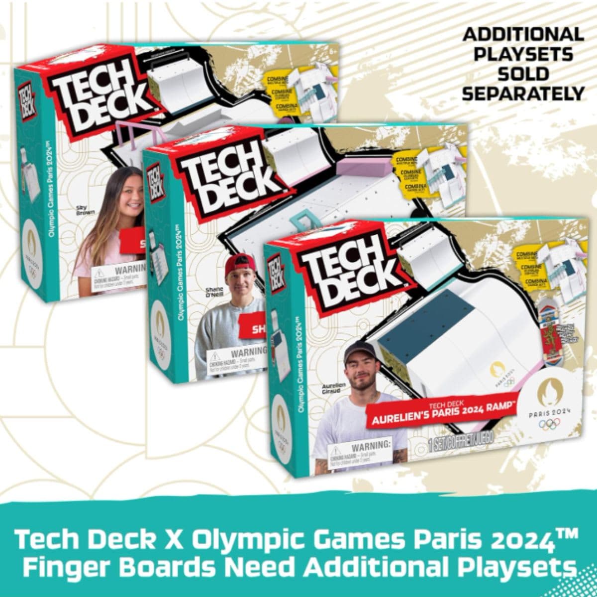 Tech Deck Toy Skateboard 96mm Olympic Board 8PK thumbnail 4