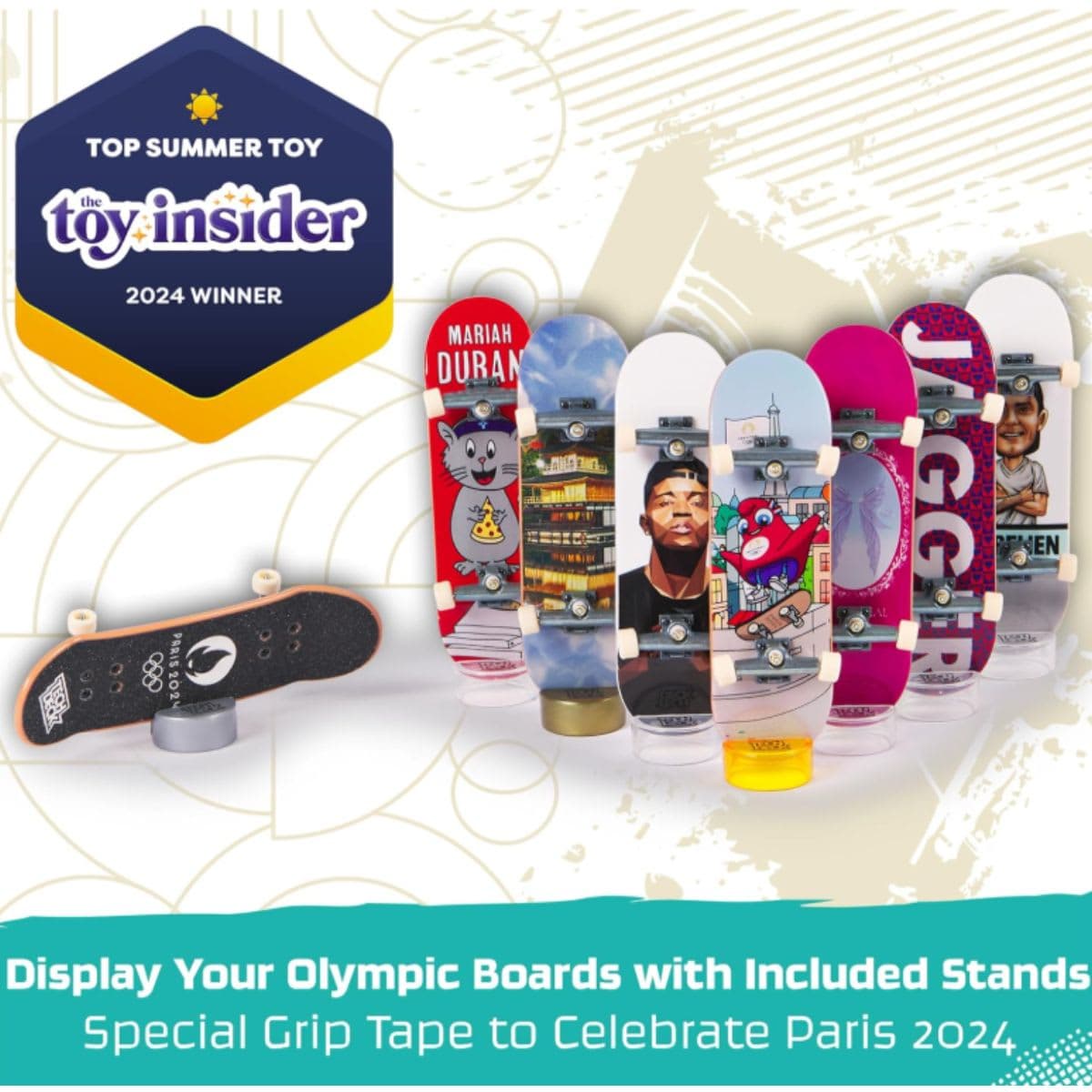 Tech Deck Toy Skateboard 96mm Olympic Board 8PK thumbnail 5