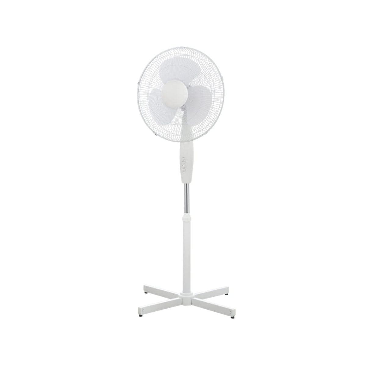 Oscillating Pedestal Fan - Tooltech White 16-inch