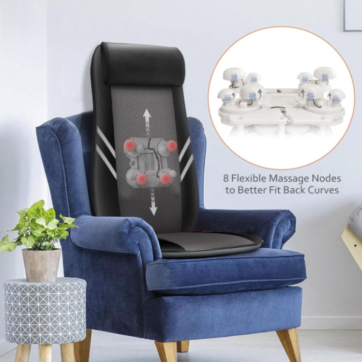 Snailax Shiatsu Back Massager with Heat, Massage Chair, Christmas Gifts for men women thumbnail 3