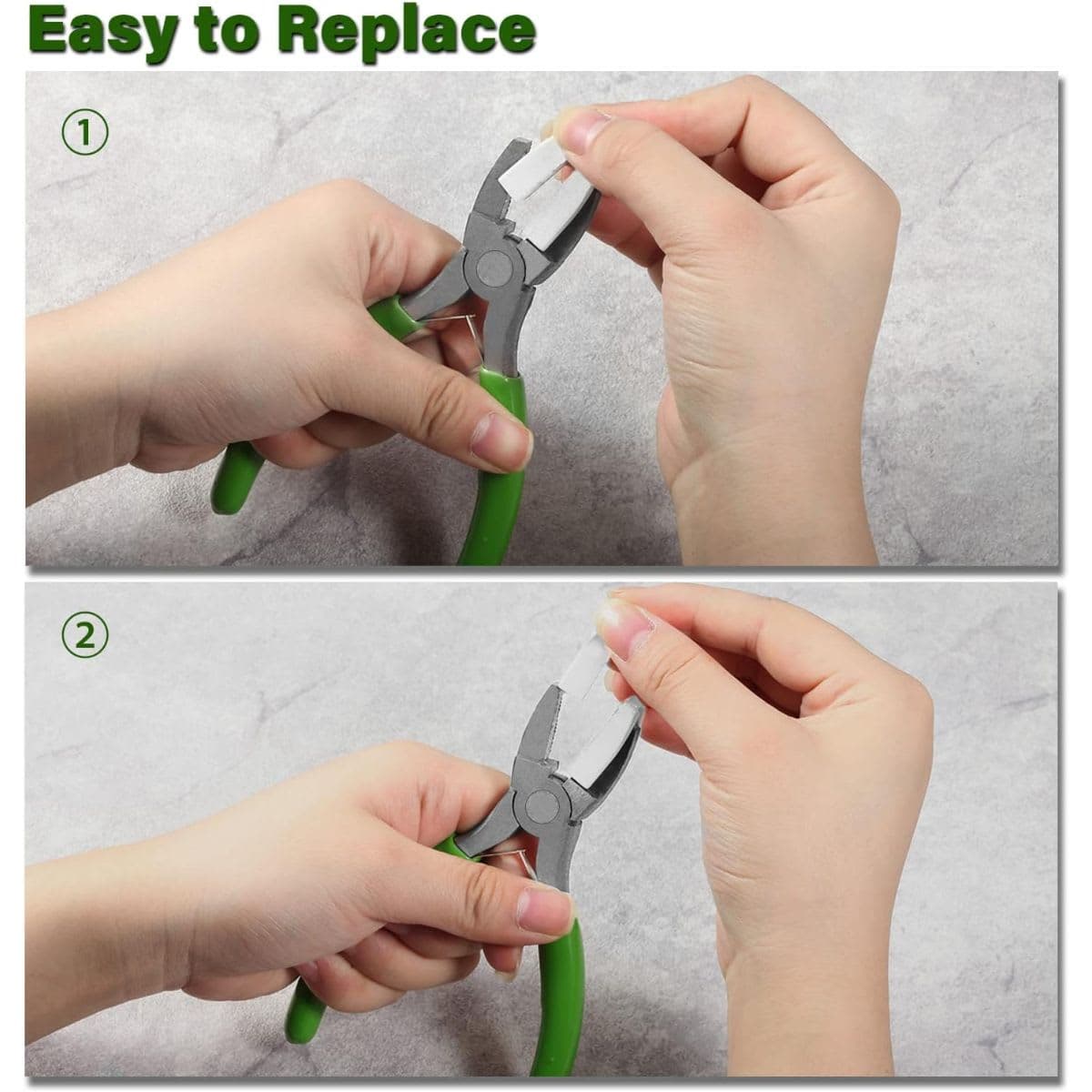 SPEEDWOX Double Nylon Jaw Pliers 5 Inches with Extra Nylon Jaws Wire Straightener Pliers with Double Leaf Spring Jewelry Making Tool for Beading Twisting Shaping Wire thumbnail 4