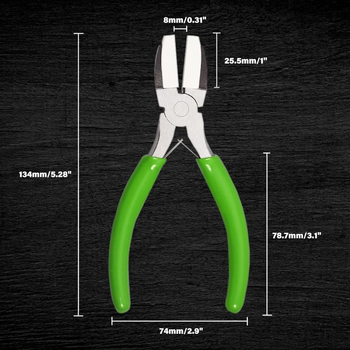 SPEEDWOX Double Nylon Jaw Pliers 5 Inches with Extra Nylon Jaws Wire Straightener Pliers with Double Leaf Spring Jewelry Making Tool for Beading Twisting Shaping Wire thumbnail 6