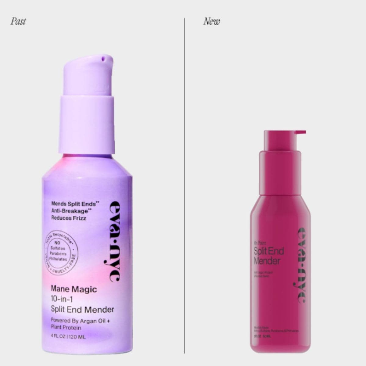 Eva NYC Mane Magic 10-in-1 Split End Mender Hair Treatment, 4 Fl Oz, Repairs ends for healthier, stronger & Damaged hair, GMO, Cruelty-Free thumbnail 2