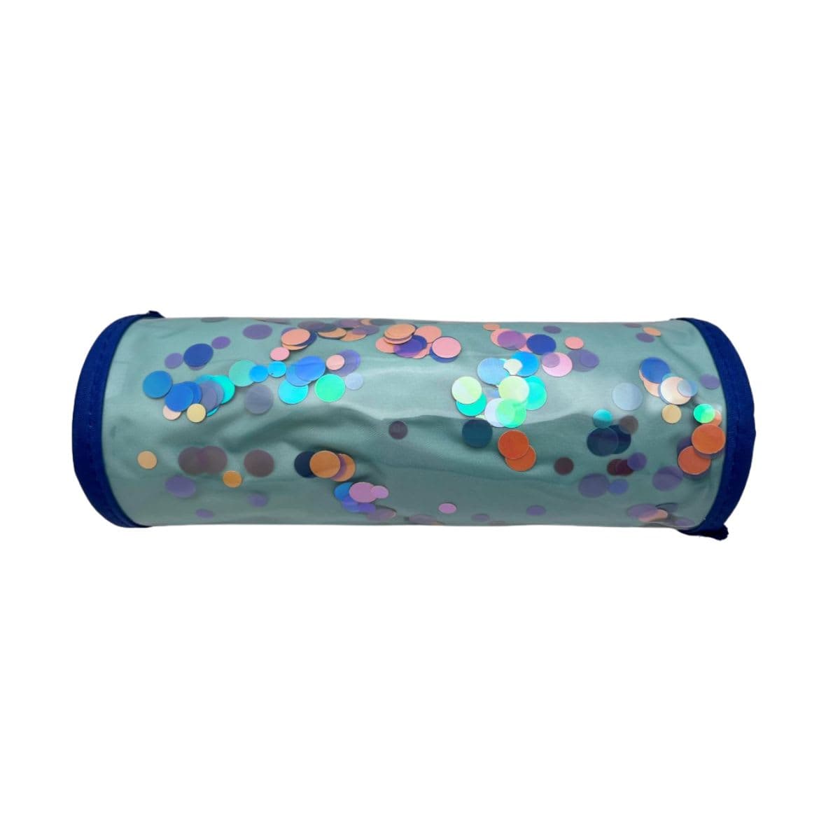 Ankyo Blue Pencil Pouch With Large Glitter/Sequence Inside Brand: Generic thumbnail 2