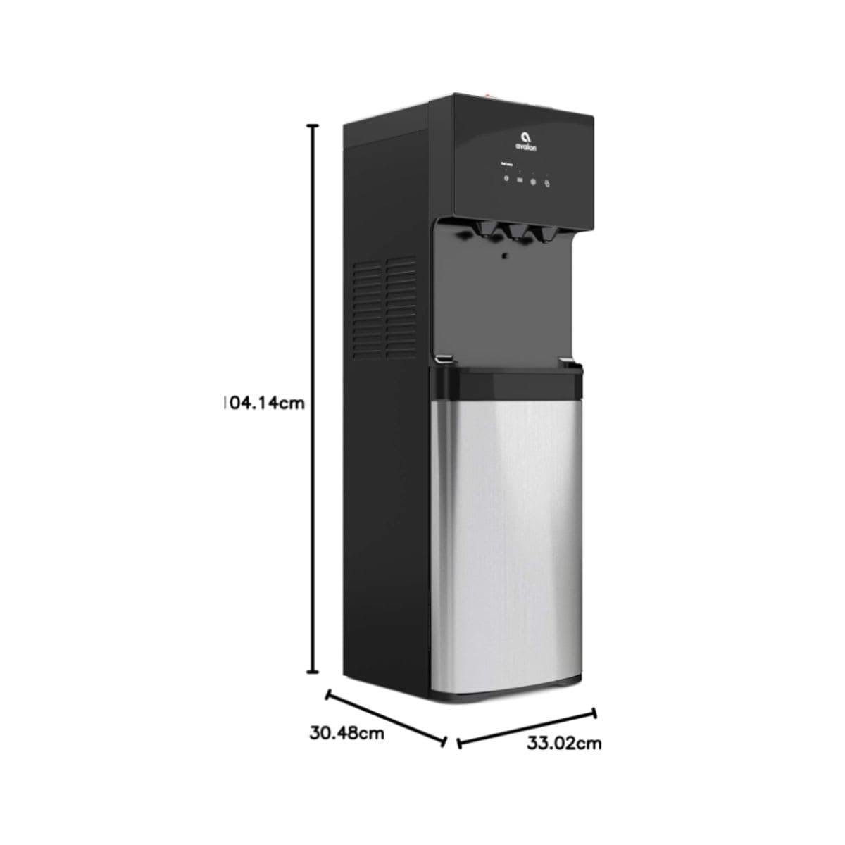 Bottom Loading Water Cooler - Avalon Black & Stainless Steel thumbnail 6