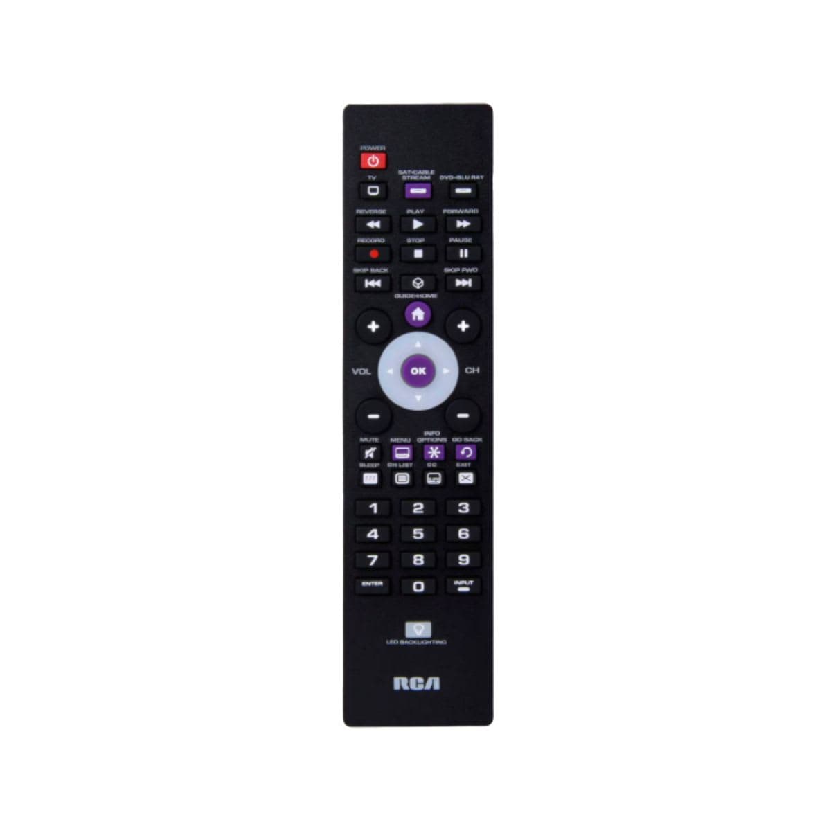 RCA RCR003RWDZ Universal Remote Control