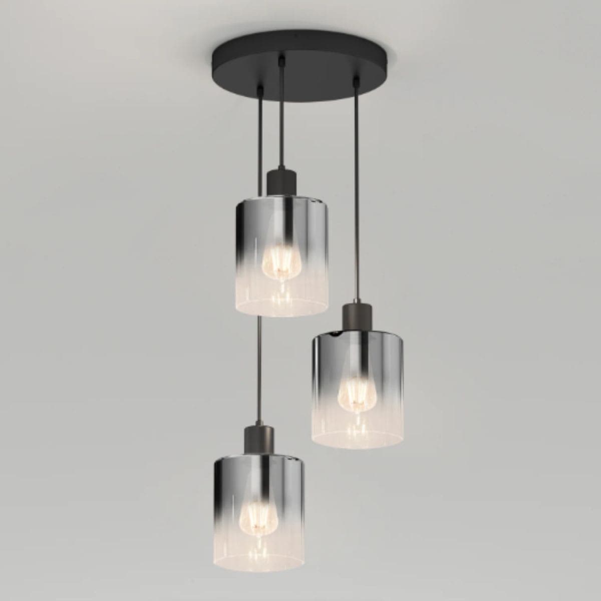 Pendant Light - Artika Modern Black Glass