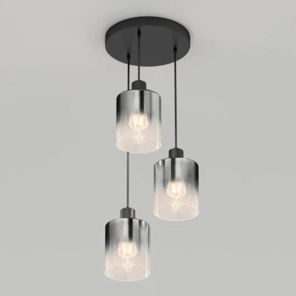 Pendant Light - Artika Modern Black Glass thumbnail 3