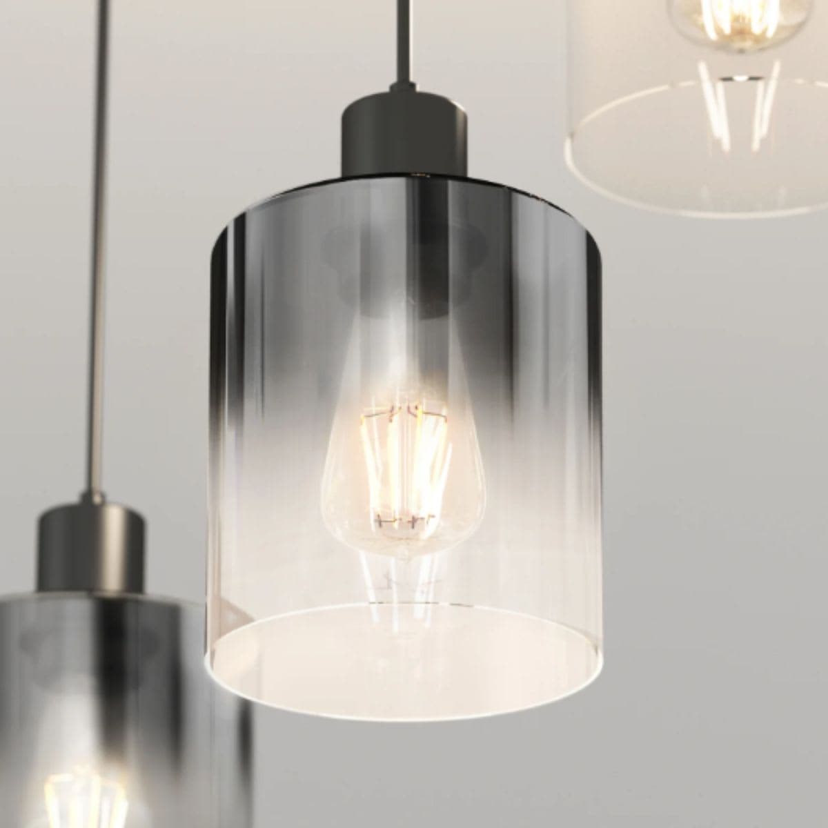Pendant Light - Artika Modern Black Glass thumbnail 4