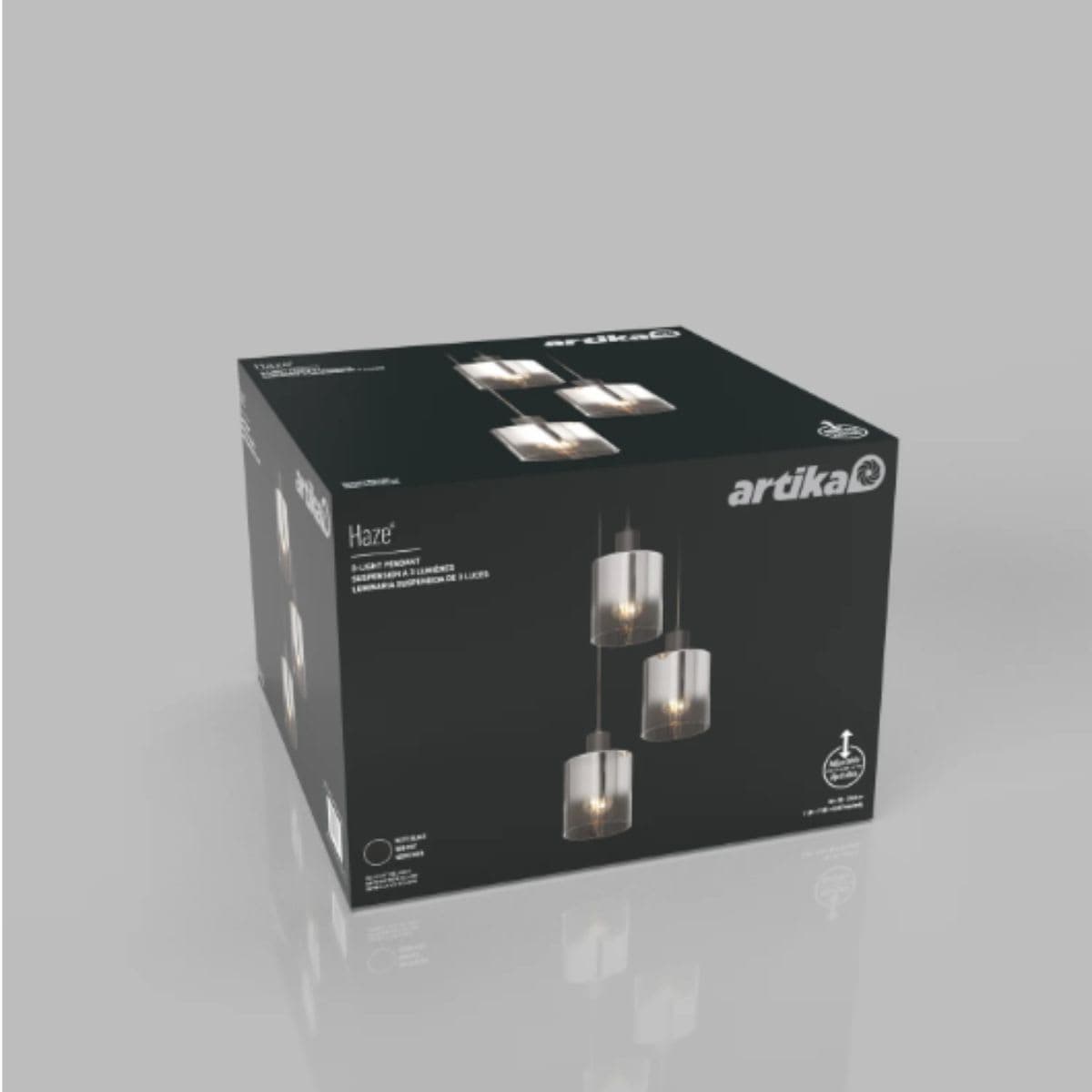 Pendant Light - Artika Modern Black Glass thumbnail 8