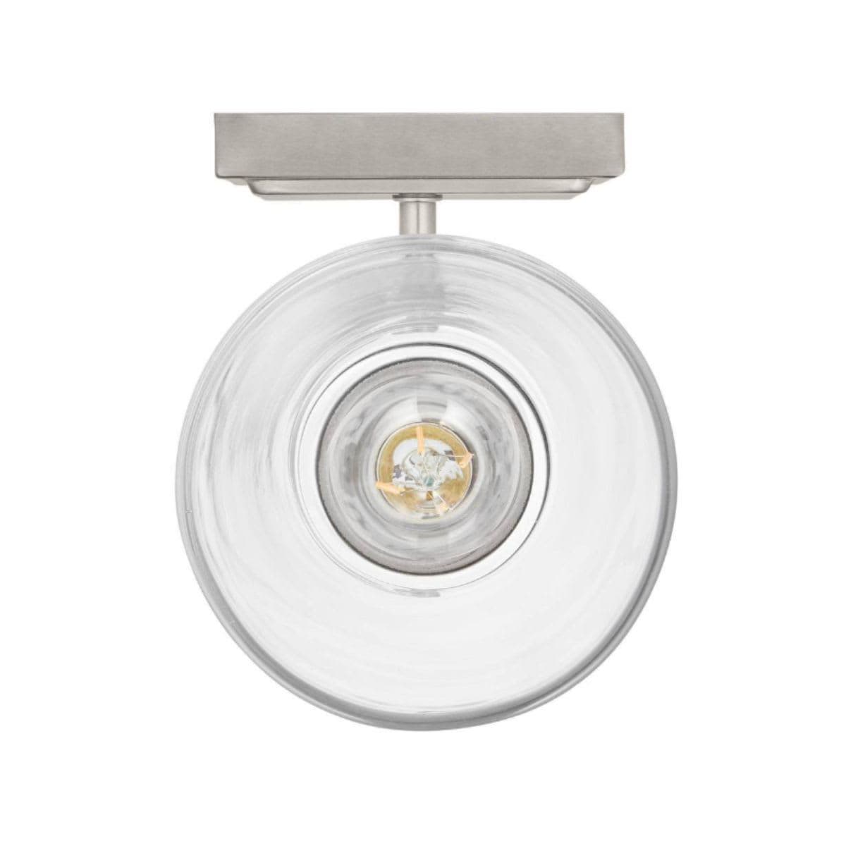 Modern Wall Sconce - Hampton Bay Chrome Clear Glass thumbnail 5