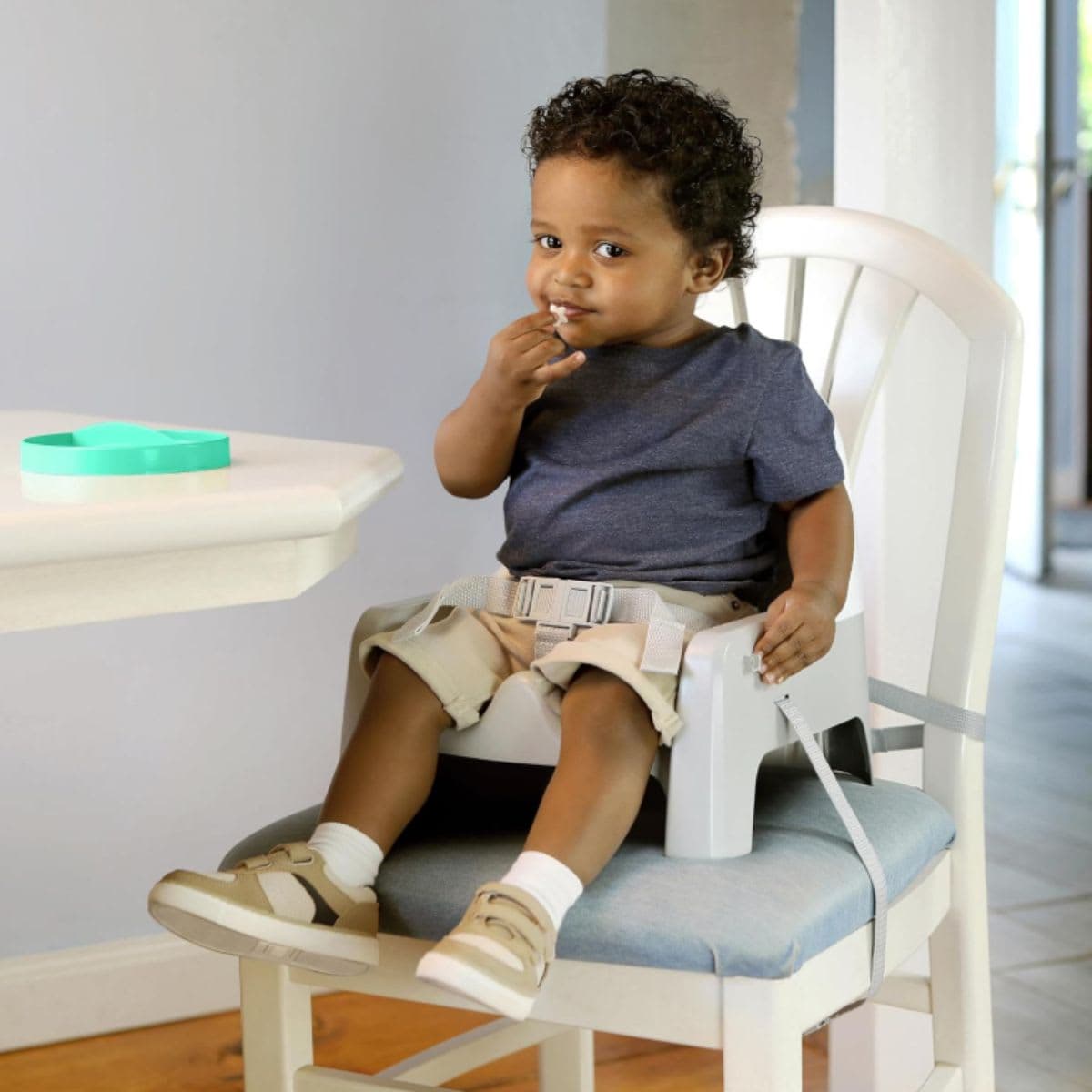 Feeding Booster Seat - Ingenuity Orange & Teal thumbnail 5