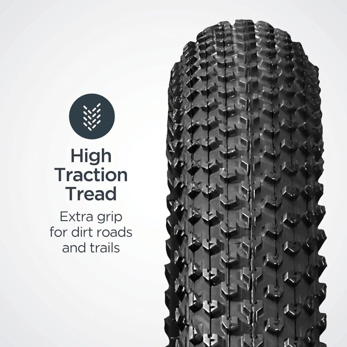 Schwinn Replacement Bike Tire, Mountain Bike, 27.5 x 2.10-Inch , Black with Steel bead thumbnail 3