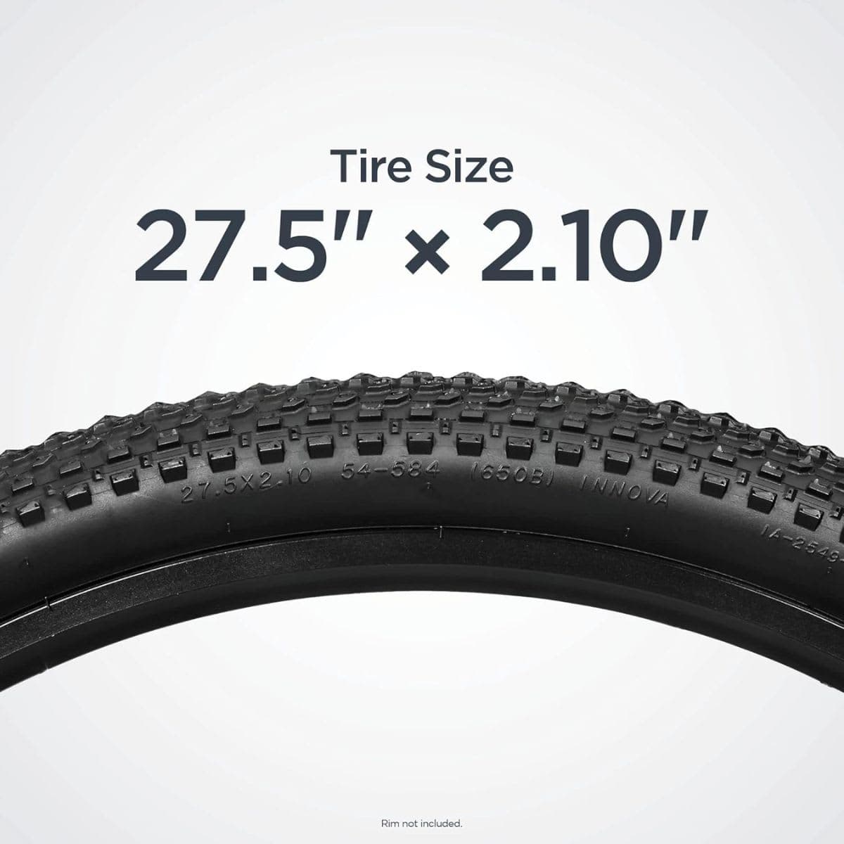 Schwinn Replacement Bike Tire, Mountain Bike, 27.5 x 2.10-Inch , Black with Steel bead thumbnail 5