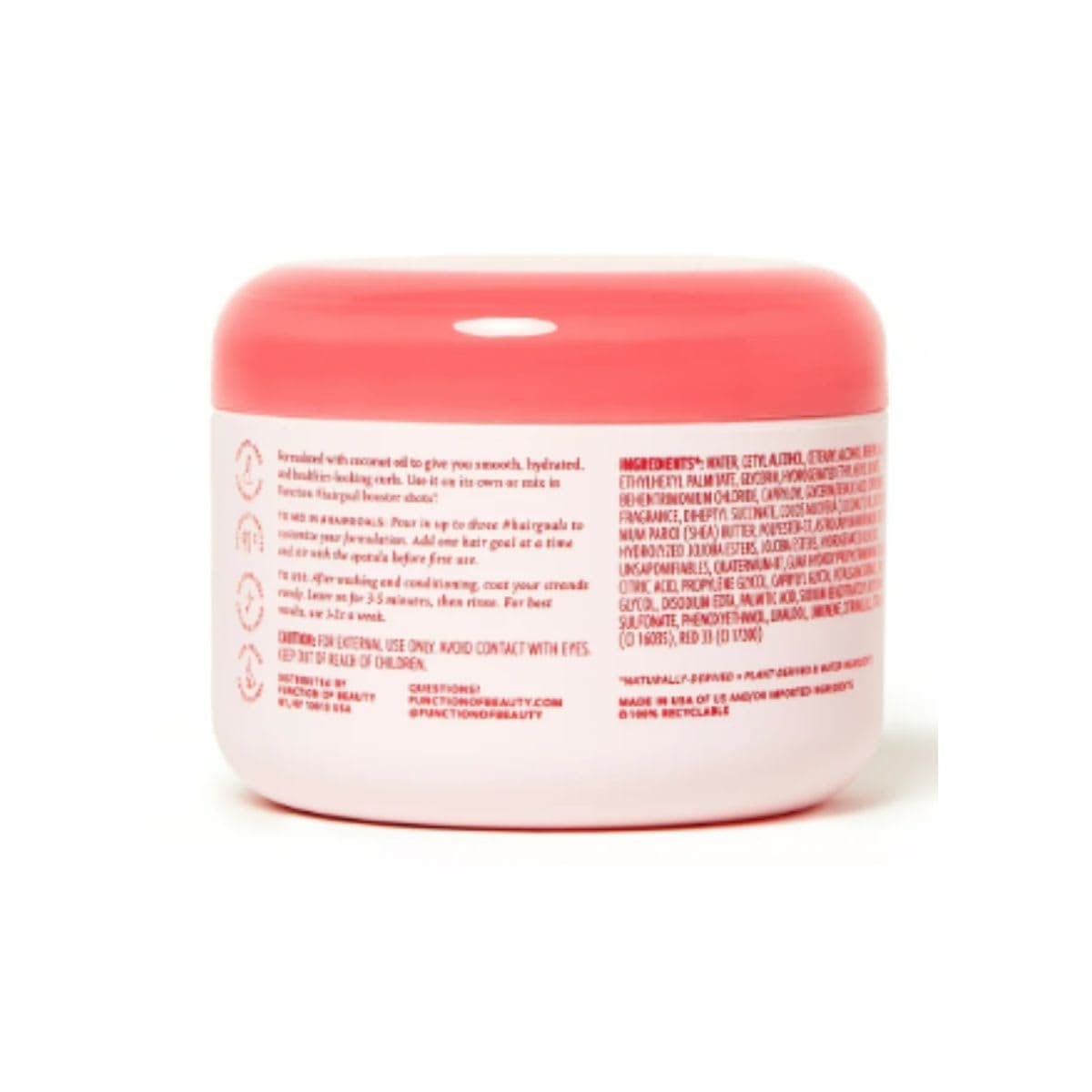 Function of Beauty Curly Hair Mask Base with Coconut Oil, 6.5 fl oz thumbnail 7