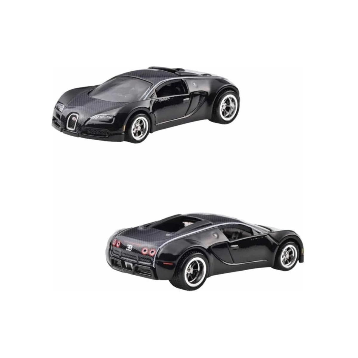 Hot Wheels HKF52 Premium 2-Pack Bugatti Veyron / '16 Bugatti Chiron [Mini Car] [3 Years Old and Up] thumbnail 2