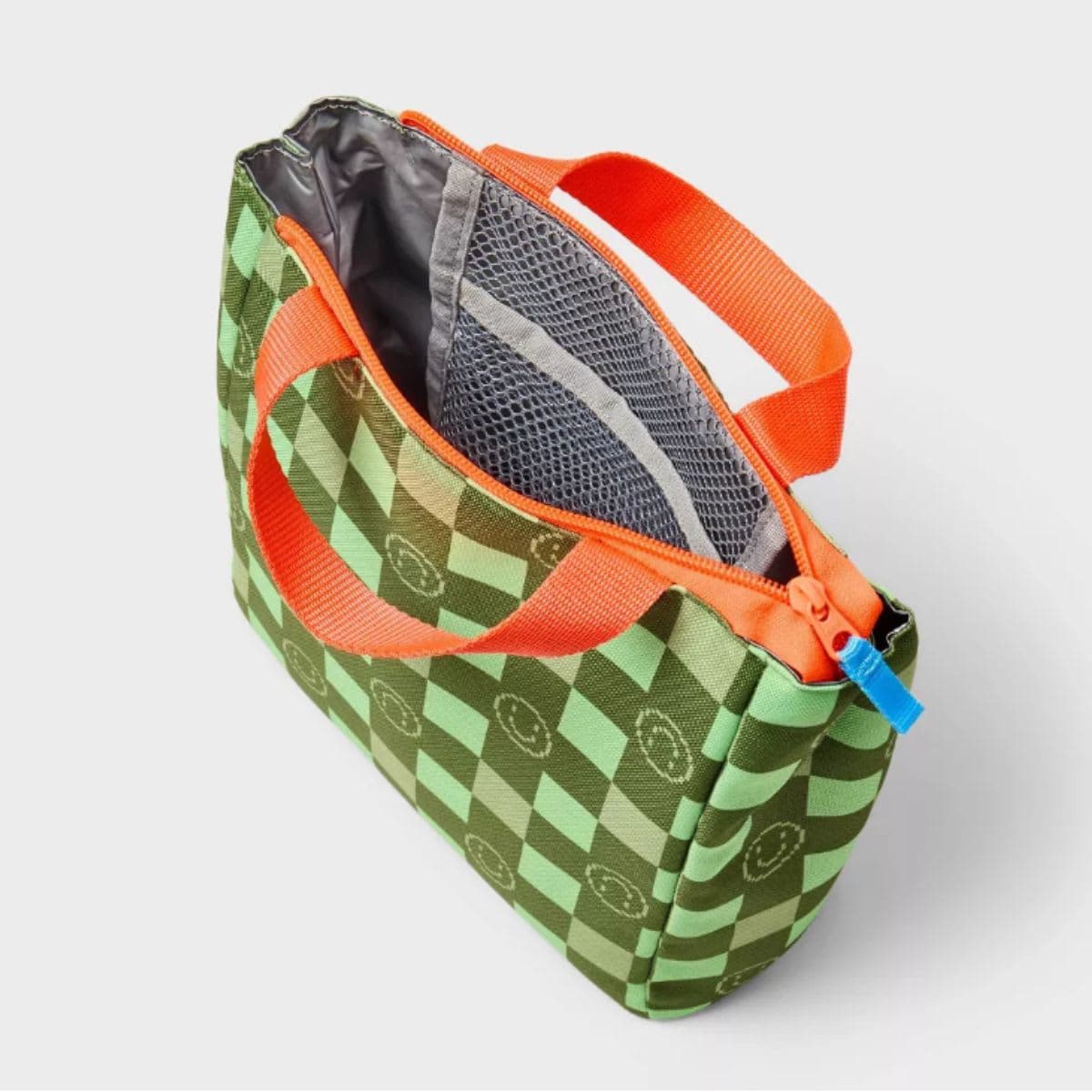 Kids' Lunch Bag Smiley Face - Cat & Jack: Zipper Closure, Polyester Material thumbnail 3