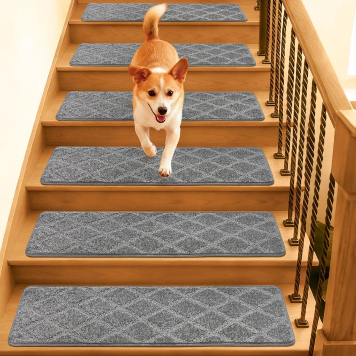 Stair Treads Non Slip - BONACA Grey