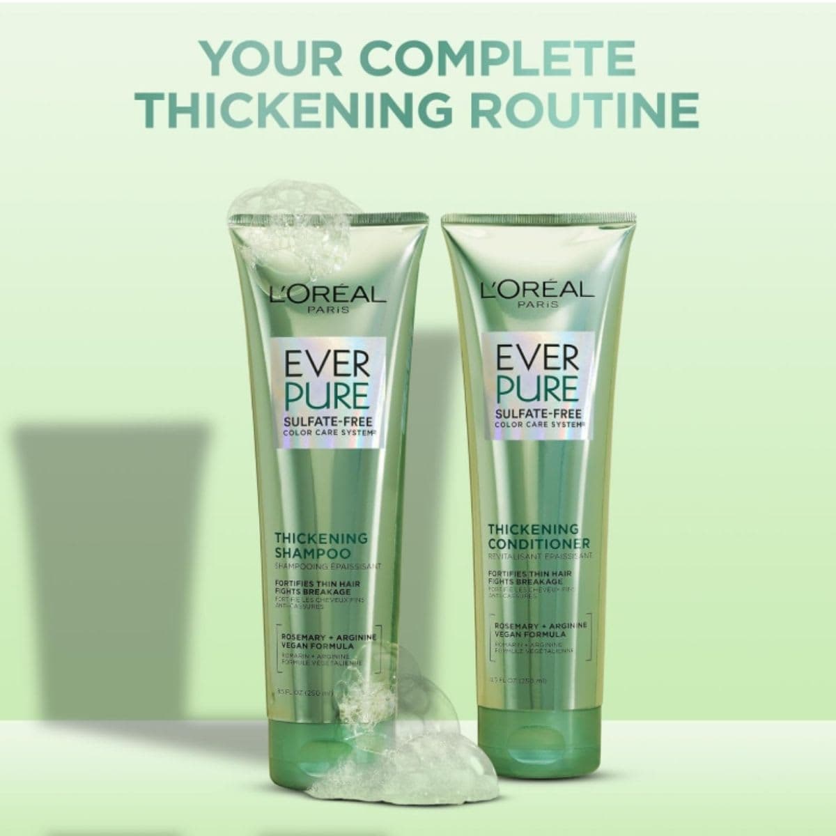 EverPure Sulfate-Free Anti-Breakage, Thickening, Vegan Conditioner for Fortifying Thin, Fine, Fragile, Colour-Treated Hair, With Rosemary and Arginine, 250ml thumbnail 6